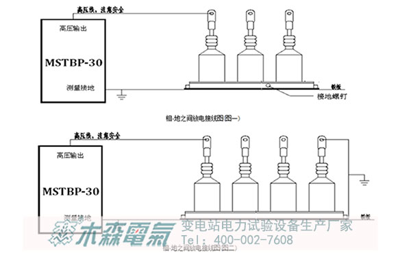 三相過電壓保護(hù)器測(cè)試儀接線圖