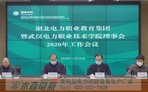 武漢電力職業(yè)技術學院理事會2020年工作云端會議